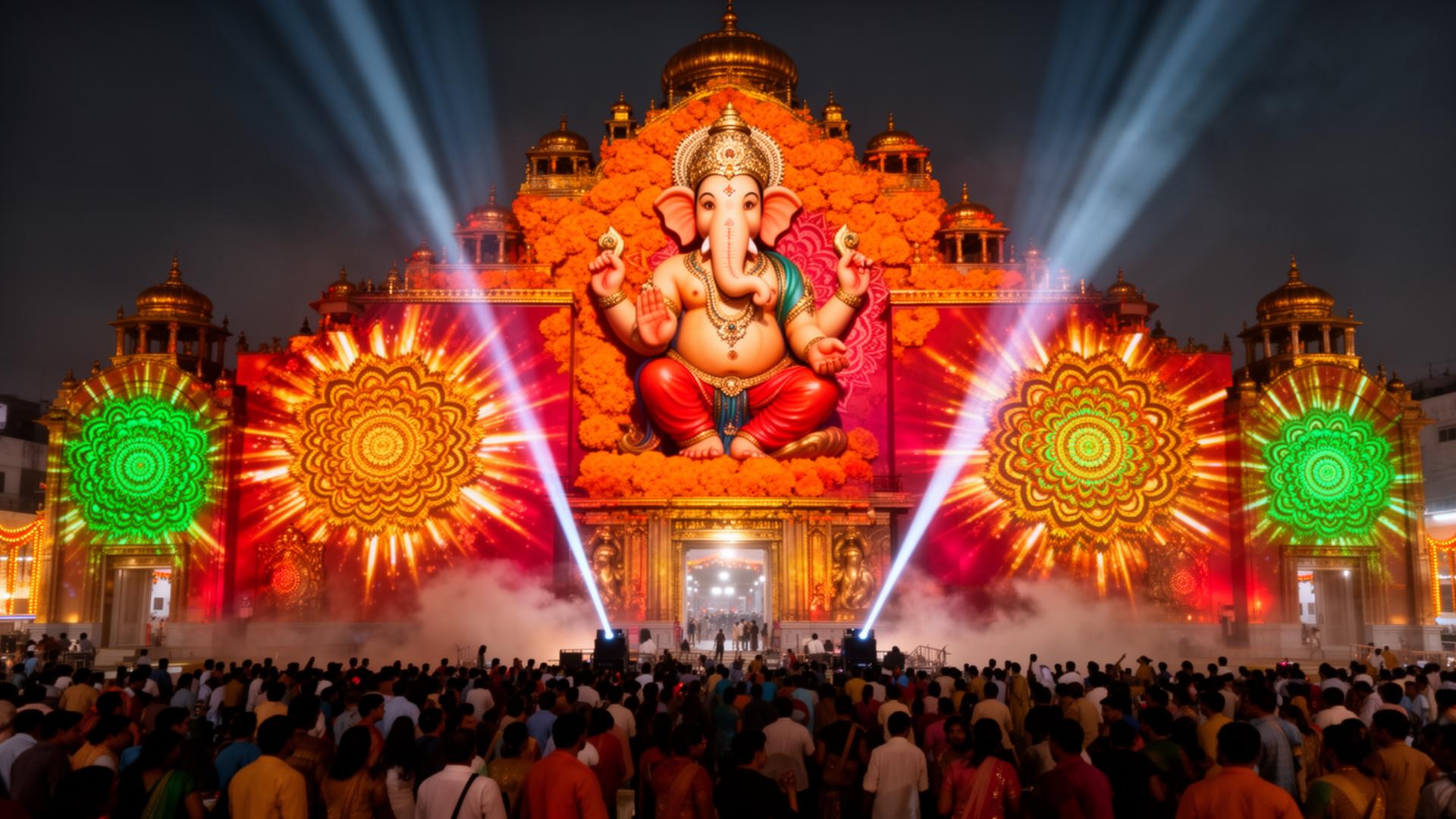 Ganpati Projection Mapping